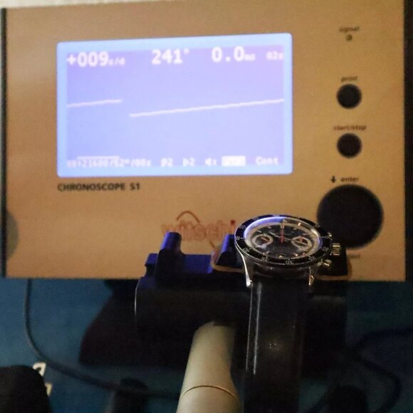 Vintage Wakmann Big Boy 13.36.00 Men Chronograph Watch Valjoux 234 Rare Serviced - Picture 10 of 10